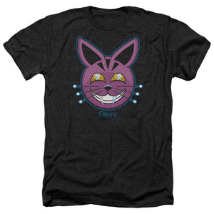 AN OFFCIALLY LICENSED GRIMM RETCHID KAT MEN'S HEATHER T-SHIRT CHARCOAL