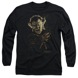 AN OFFCIALLY LICENSED GRIMM MURCIELAGO MEN'S LONG SLEEVE T-SHIRT BLACK