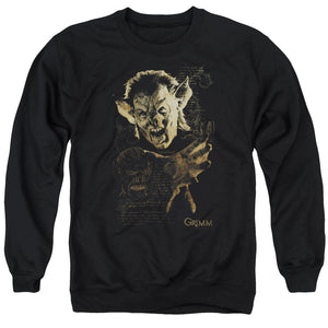 AN OFFCIALLY LICENSED GRIMM MURCIELAGO ADULT UNISEX CREWNECK SWEATSHIRT BLACK