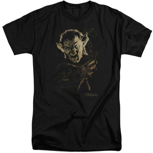 AN OFFCIALLY LICENSED GRIMM MURCIELAGO MEN'S TALL FIT T-SHIRT BLACK
