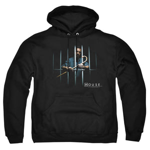 AN OFFCIALLY LICENSED HOUSE BEHIND BARS ADULT UNISEX PULLOVER HOODIE BLACK