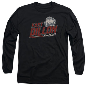 AN OFFCIALLY LICENSED FRIDAY NIGHT LIGHTS ATHLETIC LIONS MEN'S LONG SLEEVE T-SHIRT BLACK