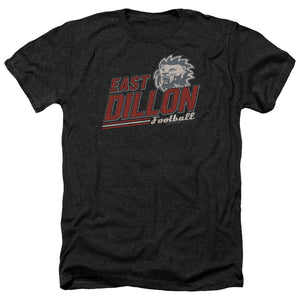 AN OFFCIALLY LICENSED FRIDAY NIGHT LIGHTS ATHLETIC LIONS MEN'S HEATHER T-SHIRT CHARCOAL