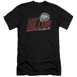 AN OFFCIALLY LICENSED FRIDAY NIGHT LIGHTS ATHLETIC LIONS MEN'S PREMIUM SLIM FIT T-SHIRT BLACK