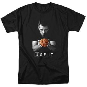 AN OFFCIALLY LICENSED HOUSE USE IT MEN'S REGULAR FIT T-SHIRT BLACK