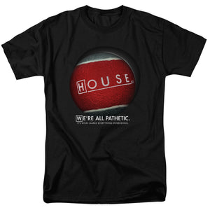 AN OFFCIALLY LICENSED HOUSE THE BALL MEN'S REGULAR FIT T-SHIRT BLACK