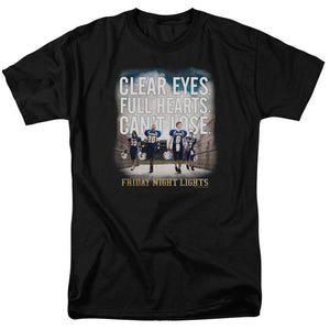 AN OFFCIALLY LICENSED FRIDAY NIGHT LIGHTS MOTIVATED MEN'S REGULAR FIT T-SHIRT BLACK