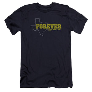 AN OFFCIALLY LICENSED FRIDAY NIGHT LIGHTS TEXAS FOREVER MEN'S PREMIUM SLIM FIT T-SHIRT NAVY