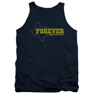 AN OFFCIALLY LICENSED FRIDAY NIGHT LIGHTS TEXAS FOREVER ADULT UNISEX TANK TOP NAVY