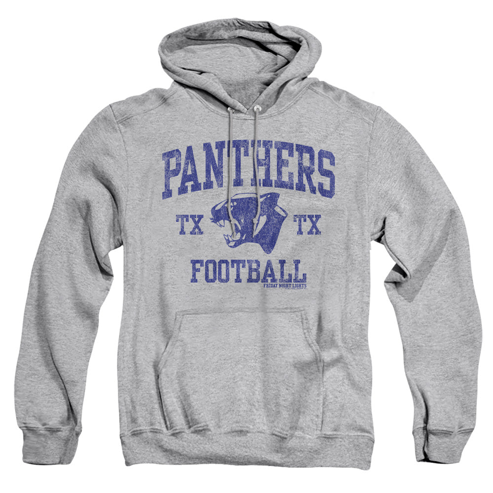 AN OFFCIALLY LICENSED FRIDAY NIGHT LIGHTS PANTHER ARCH ADULT UNISEX PULLOVER HOODIE ATHLETIC HEATHER