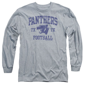 AN OFFCIALLY LICENSED FRIDAY NIGHT LIGHTS PANTHER ARCH MEN'S LONG SLEEVE T-SHIRT ATHLETIC HEATHER