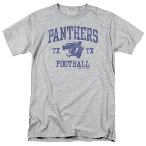 AN OFFCIALLY LICENSED FRIDAY NIGHT LIGHTS PANTHER ARCH MEN'S REGULAR FIT T-SHIRT ATHLETIC HEATHER