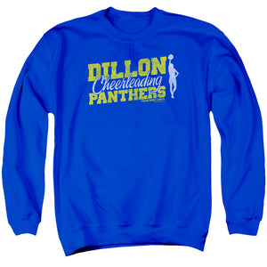 AN OFFCIALLY LICENSED FRIDAY NIGHT LIGHTS CHEER SQUAD ADULT UNISEX CREWNECK SWEATSHIRT ROYAL