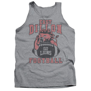AN OFFCIALLY LICENSED FRIDAY NIGHT LIGHTS GO LIONS ADULT UNISEX TANK TOP ATHLETIC HEATHER