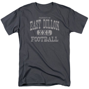 AN OFFCIALLY LICENSED FRIDAY NIGHT LIGHTS PROPERTY OF MEN'S REGULAR FIT T-SHIRT CHARCOAL