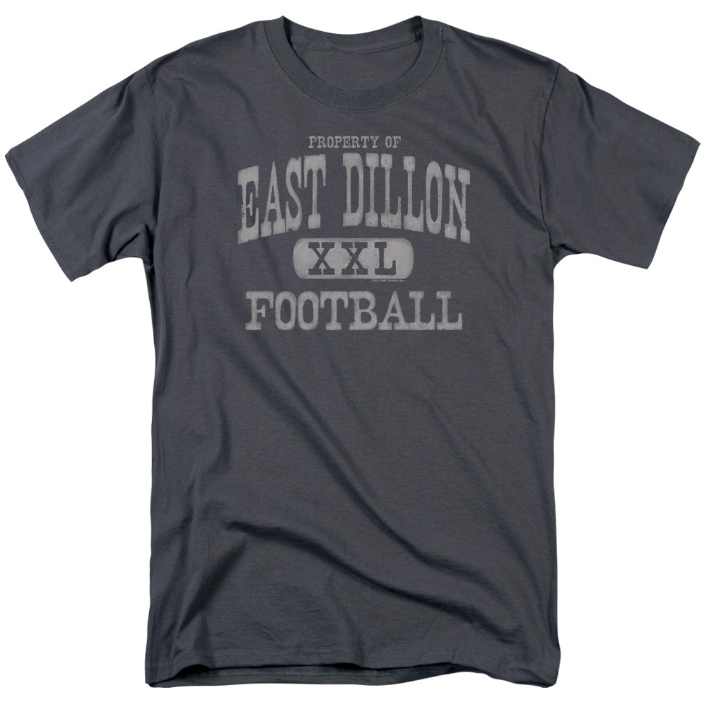 AN OFFCIALLY LICENSED FRIDAY NIGHT LIGHTS PROPERTY OF MEN'S REGULAR FIT T-SHIRT CHARCOAL