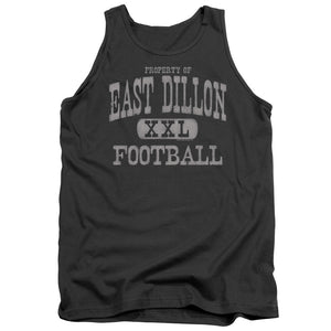 AN OFFCIALLY LICENSED FRIDAY NIGHT LIGHTS PROPERTY OF ADULT UNISEX TANK TOP CHARCOAL
