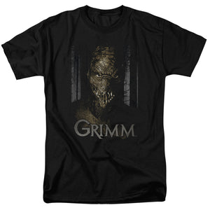 AN OFFCIALLY LICENSED GRIMM CHOMPERS MEN'S REGULAR FIT T-SHIRT BLACK