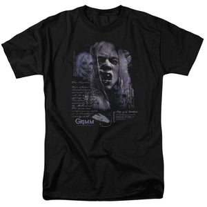 AN OFFCIALLY LICENSED GRIMM LADY HEXENBEAST MEN'S REGULAR FIT T-SHIRT BLACK