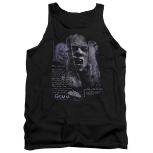 AN OFFCIALLY LICENSED GRIMM LADY HEXENBEAST ADULT UNISEX TANK TOP BLACK