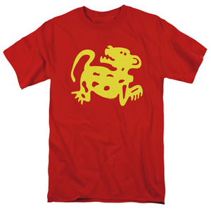 AN OFFCIALLY LICENSED LEGENDS OF THE HIDDEN TEMPLE RED JAGUARS MEN'S REGULAR FIT T-SHIRT RED
