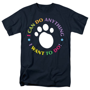 AN OFFCIALLY LICENSED BLUE’S CLUES (CLASSIC) I CAN DO ANYTHING! MEN'S REGULAR FIT T-SHIRT NAVY