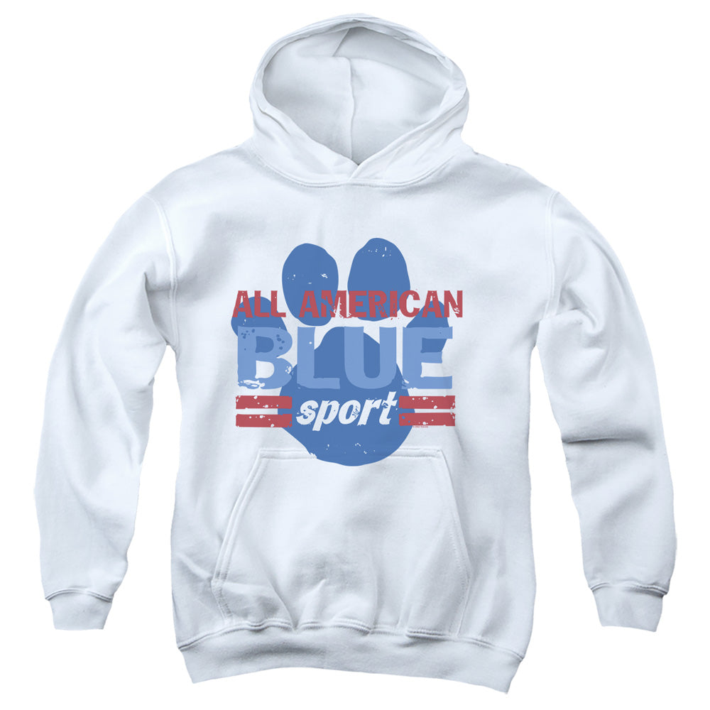 AN OFFCIALLY LICENSED BLUE’S CLUES (CLASSIC) ALL AMERICAN SPORT YOUTH HOODIE WHITE