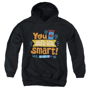 AN OFFCIALLY LICENSED BLUES CLUES & YOU YOU SURE ARE SMART! YOUTH HOODIE BLACK
