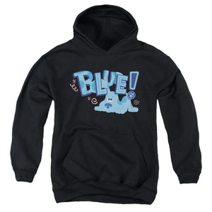AN OFFCIALLY LICENSED BLUES CLUES & YOU PUPPY! YOUTH HOODIE BLACK