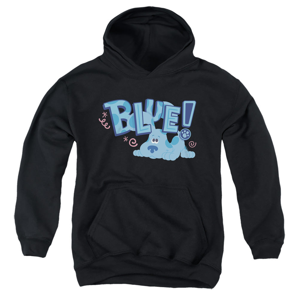 AN OFFCIALLY LICENSED BLUES CLUES & YOU PUPPY! YOUTH HOODIE BLACK