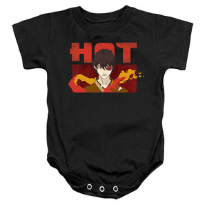 AN OFFCIALLY LICENSED AVATAR THE LAST AIRBENDER HOT ZUKO BABY BODYSUIT BLACK