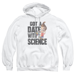 AN OFFCIALLY LICENSED JIMMY NEUTRON JIMMY NEUTRON SCIENCE ADULT UNISEX PULLOVER HOODIE WHITE