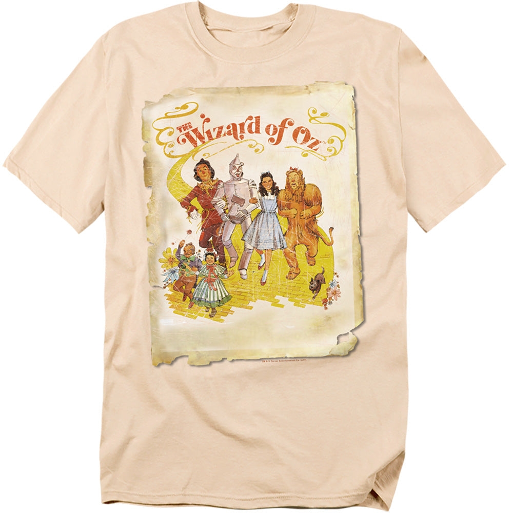 Wizard Of Oz Poster Licensed Adult Unisex T-Shirt Regular Fit Tee SM-3X
