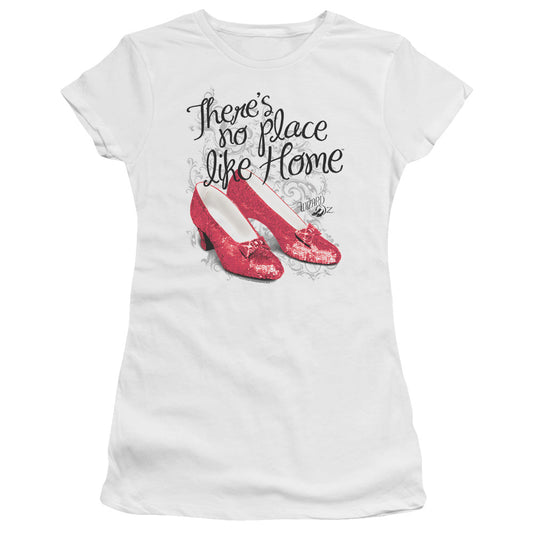 Wizard Of Oz Ruby Slippers Licensed Women's T-Shirt Juniors LG