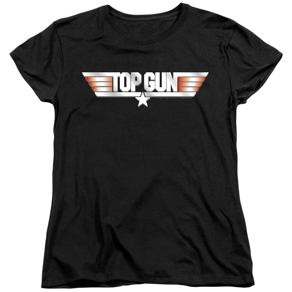 Top Gun Logo Licensed Women's T-Shirt Regular Fit LG