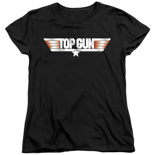 Top Gun Logo Licensed Women's T-Shirt Regular Fit LG