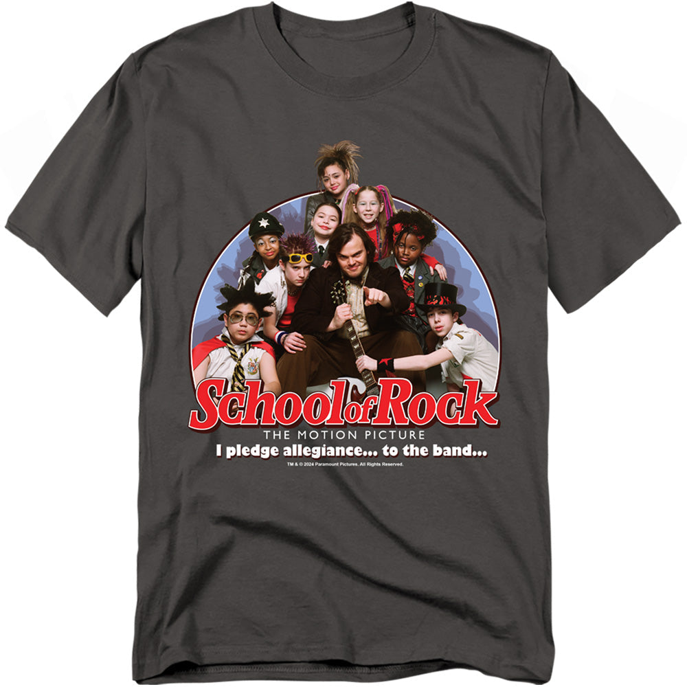 School Of Rock I Pledge Allegiance Licensed Adult Unisex T-Shirt Regular Fit Tee