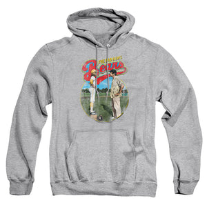AN OFFCIALLY LICENSED BAD NEWS BEARS VINTAGE ADULT UNISEX PULLOVER HOODIE ATHLETIC HEATHER