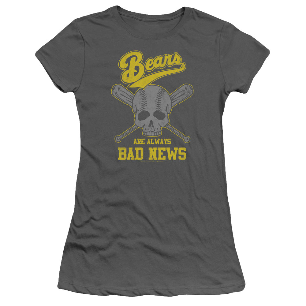 Bad News Bears Always Bad News Licensed Women's T-Shirt Juniors SM