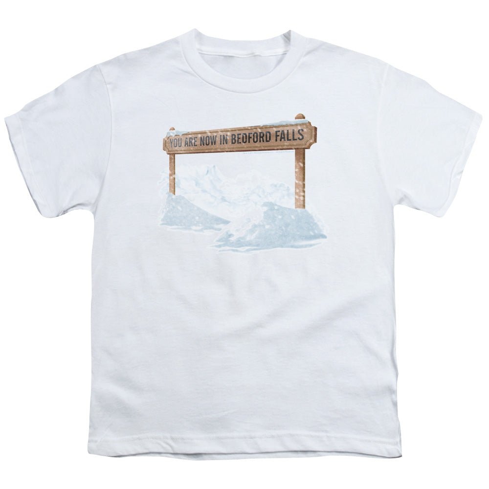 Its A Wonderful Life Bedford Falls Licensed Kid's T-Shirt (Ages 4-7) MD