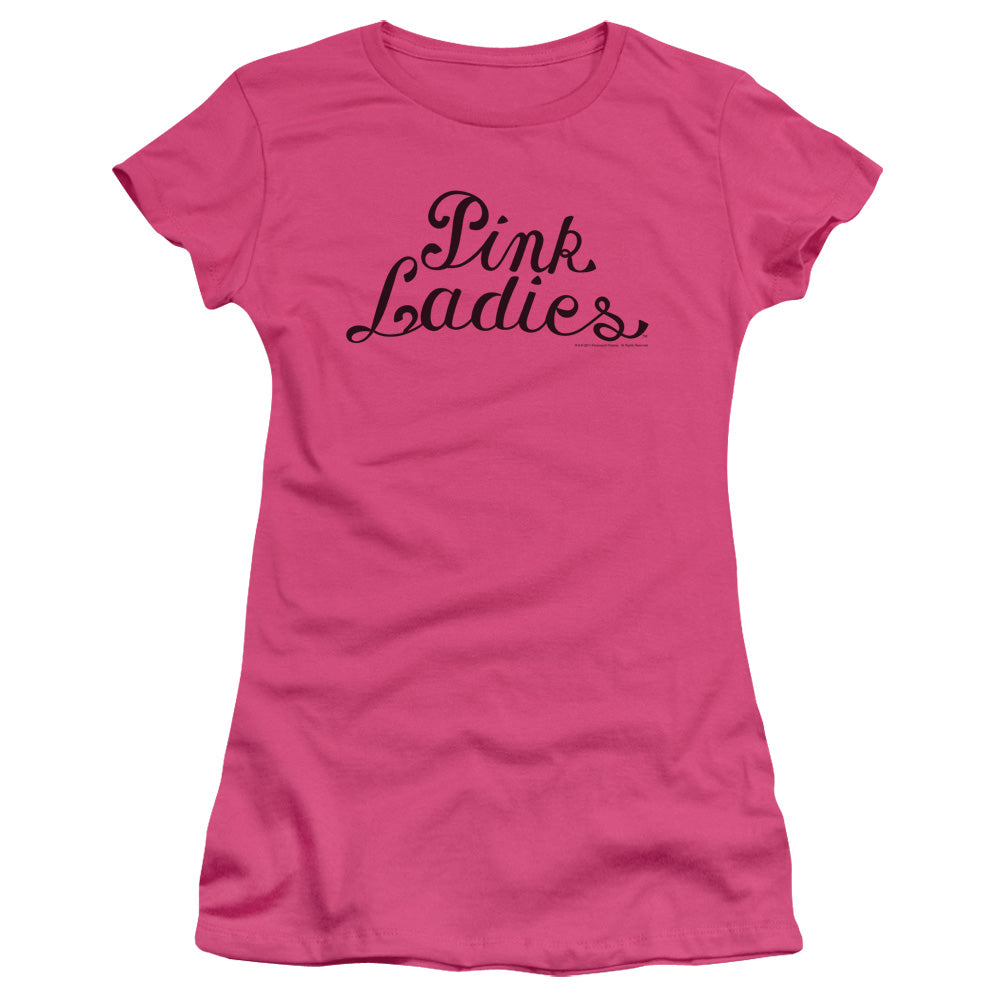 Grease Pink Ladies Logo Licensed Women's T-Shirt Juniors MD-LG
