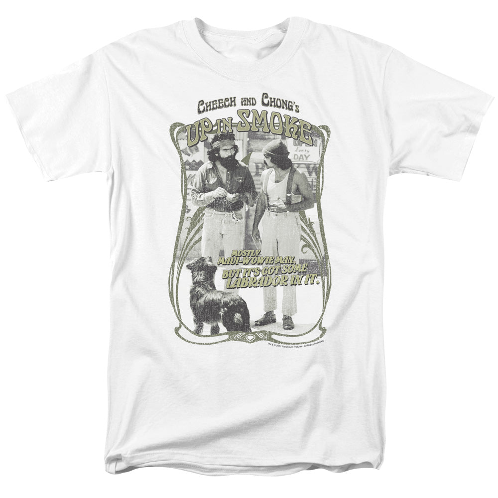 Up In Smoke Labrador Licensed Adult Unisex T-Shirt Regular Fit Tee SM-3X