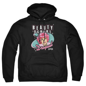 AN OFFCIALLY LICENSED GREASE BEAUTY SCHOOL DROPOUT ADULT UNISEX PULLOVER HOODIE BLACK