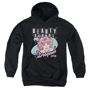AN OFFCIALLY LICENSED GREASE BEAUTY SCHOOL DROPOUT YOUTH HOODIE BLACK