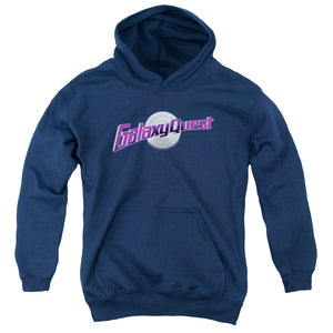 AN OFFCIALLY LICENSED GALAXY QUEST LOGO YOUTH HOODIE NAVY