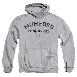 AN OFFCIALLY LICENSED BEVERLY HILLS COP MUMFORD ADULT UNISEX PULLOVER HOODIE ATHLETIC HEATHER