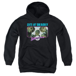 AN OFFCIALLY LICENSED GALAXY QUEST CUTE BUT DEADLY YOUTH HOODIE BLACK