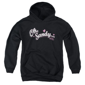 AN OFFCIALLY LICENSED GREASE OH SANDY YOUTH HOODIE BLACK