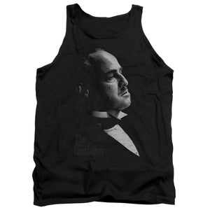 AN OFFCIALLY LICENSED GODFATHER GRAPHIC VITO ADULT UNISEX TANK TOP BLACK