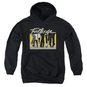 AN OFFCIALLY LICENSED FOOTLOOSE DANCE PARTY YOUTH HOODIE BLACK